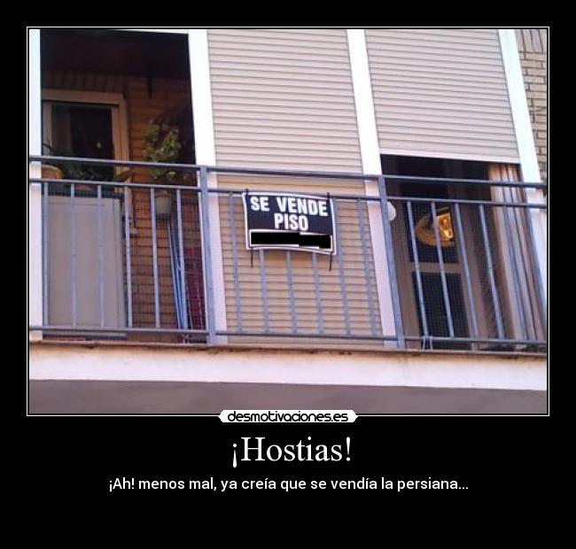 ¡Hostias! -