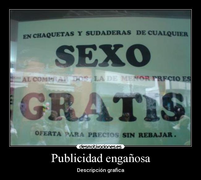 Publicidad engañosa - 