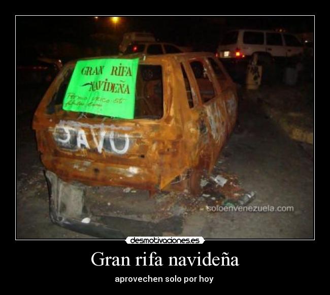 Gran rifa navideña - 