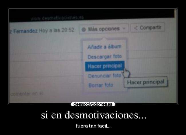 si en desmotivaciones... -