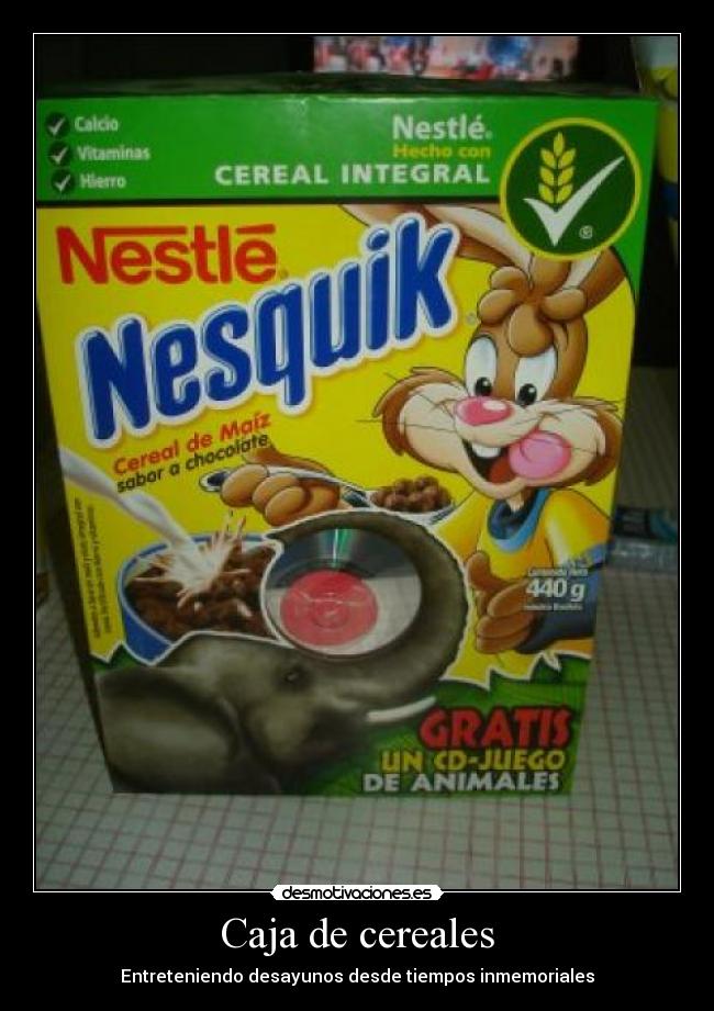 Caja de cereales -