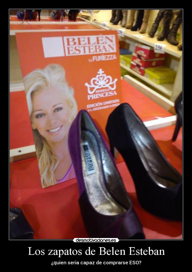 Los zapatos de Belen Esteban - 