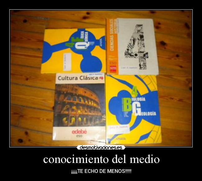 conocimiento del medio - 