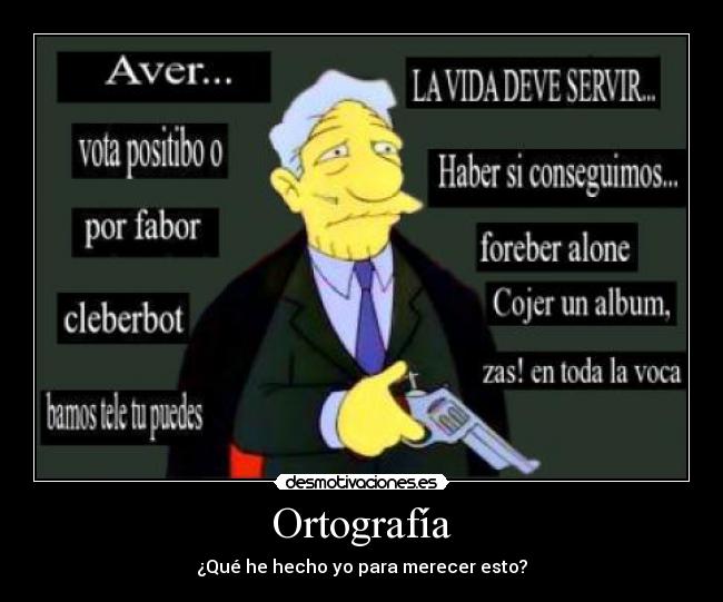 Ortografía -