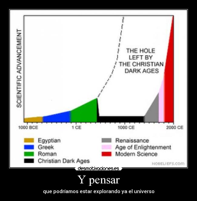 Y pensar - que podríamos estar explorando ya el universo