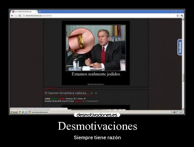 Desmotivaciones - Siempre tiene razón