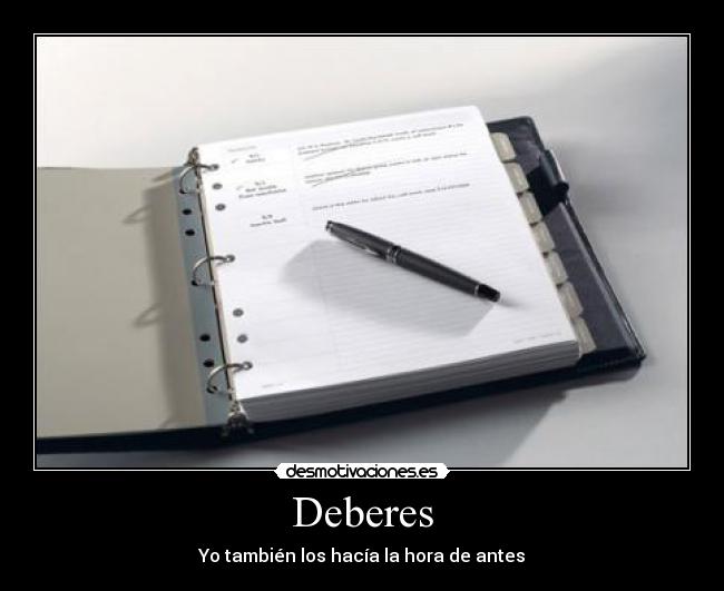Deberes - 