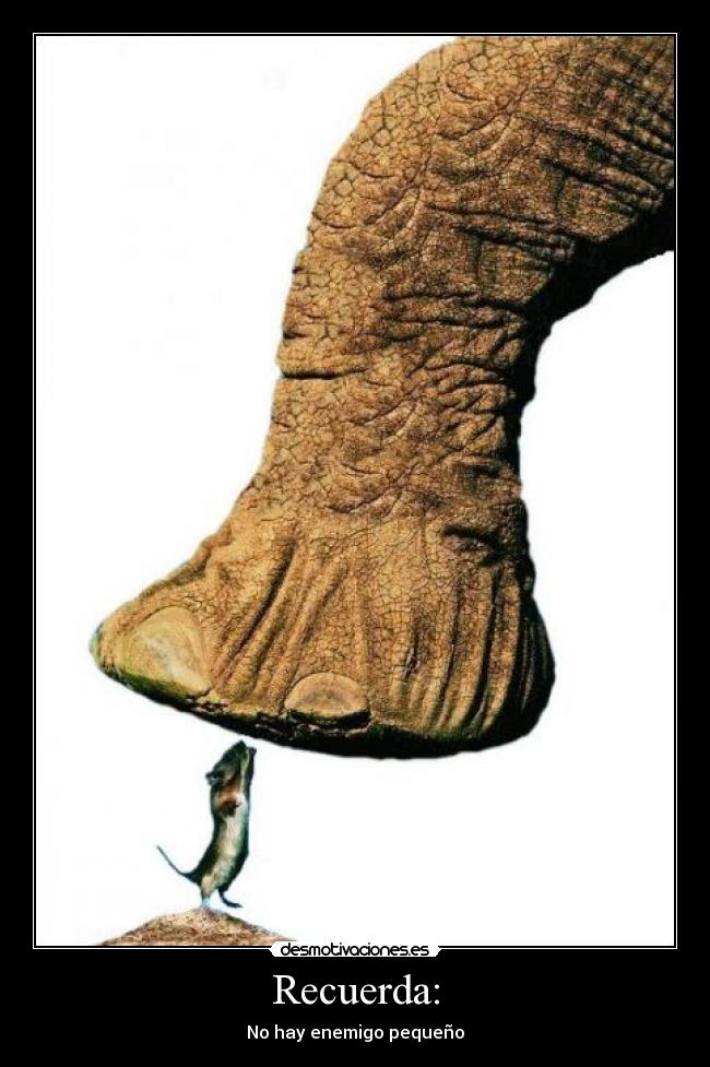 carteles enemigo desmotivaciones