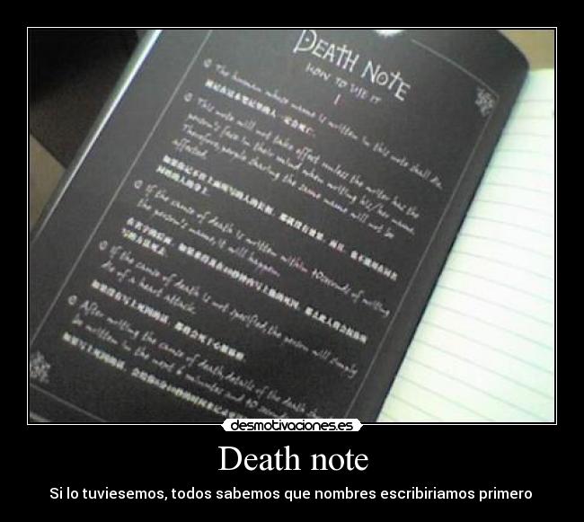 Death note -
