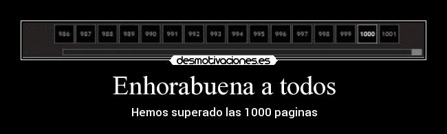 Enhorabuena a todos - 