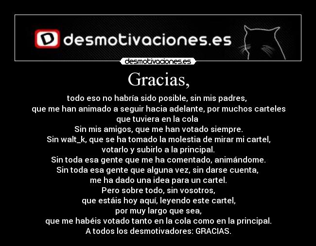 Gracias, - 