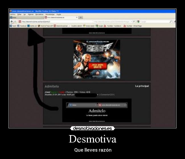 Desmotiva - Que lleves razón