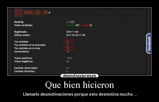 Que bien hicieron - Llamarlo desmotivaciones porque esto desmotiva mucho ...