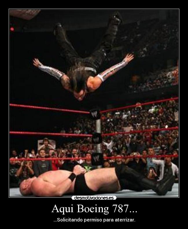 Aqui Boeing 787... - 