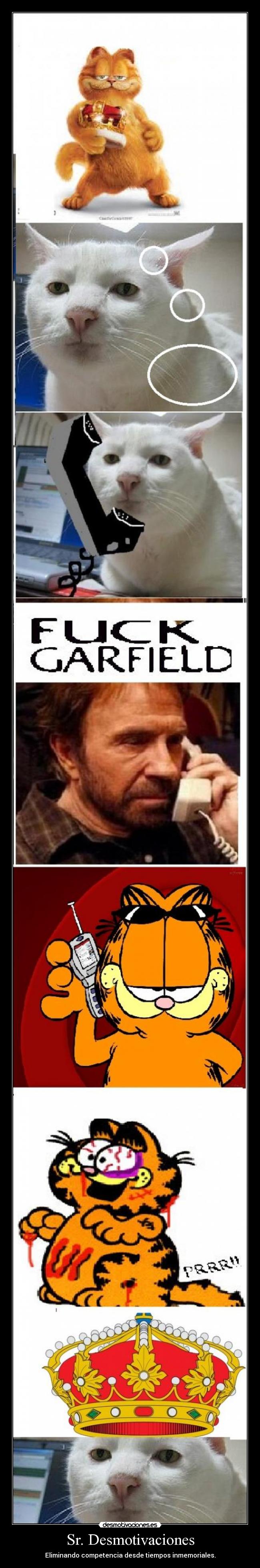 Sr. Desmotivaciones - Eliminando competencia desde tiempos inmemoriales.