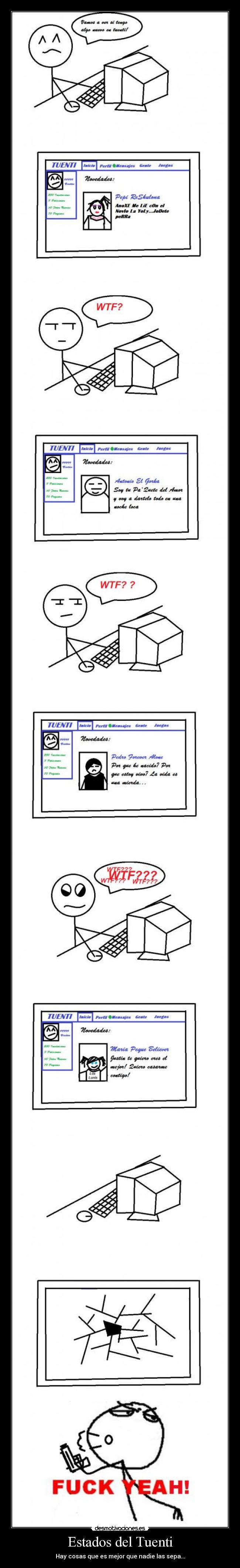 Estados del Tuenti - Hay cosas que es mejor que nadie las sepa...