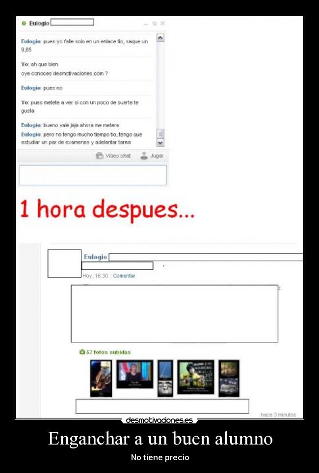 Enganchar a un buen alumno - 