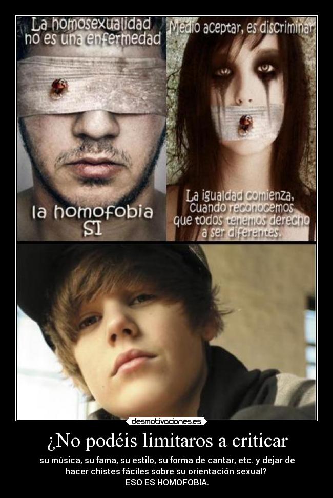 ¿No podéis limitaros a criticar - 