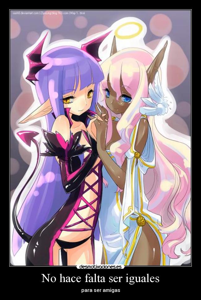 No hace falta ser iguales -