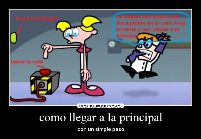 como llegar a la principal - 
