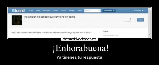 ¡Enhorabuena! -