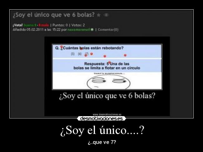 ¿Soy el único....? - 