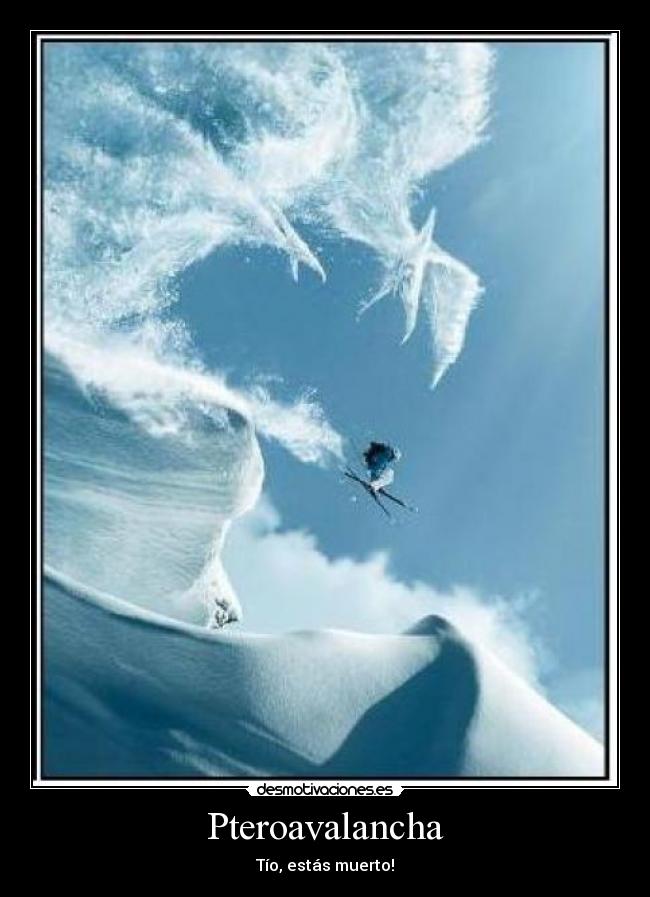 Pteroavalancha - Tío, estás muerto!