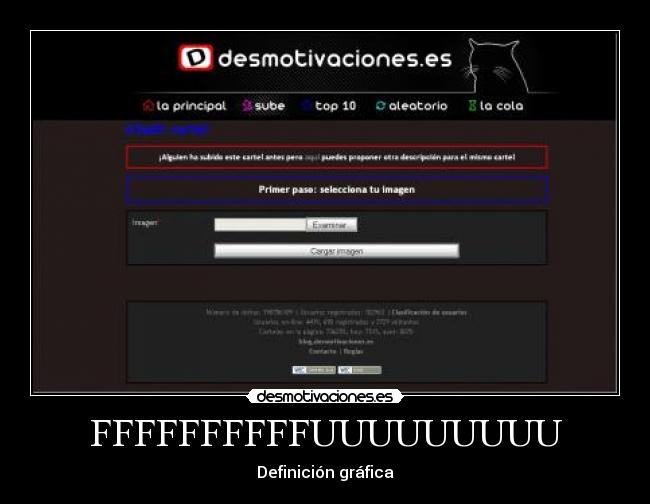 carteles ffuu alguien subido este cartel desmotivaciones
