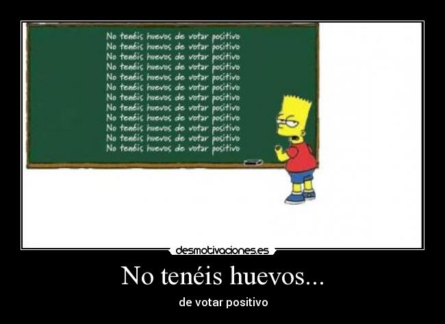 carteles bart desmotivaciones