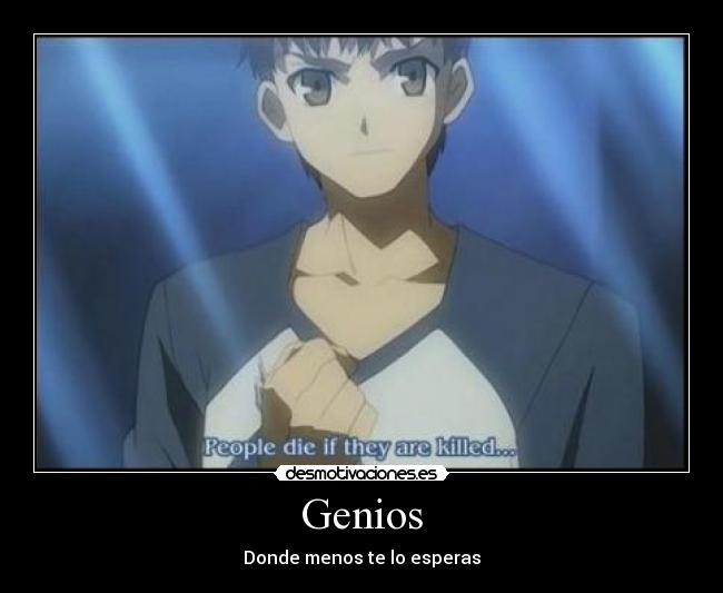 Genios - Donde menos te lo esperas