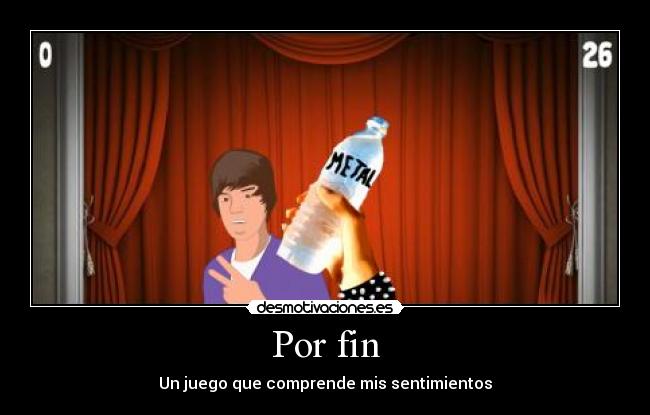 Por fin - Un juego que comprende mis sentimientos