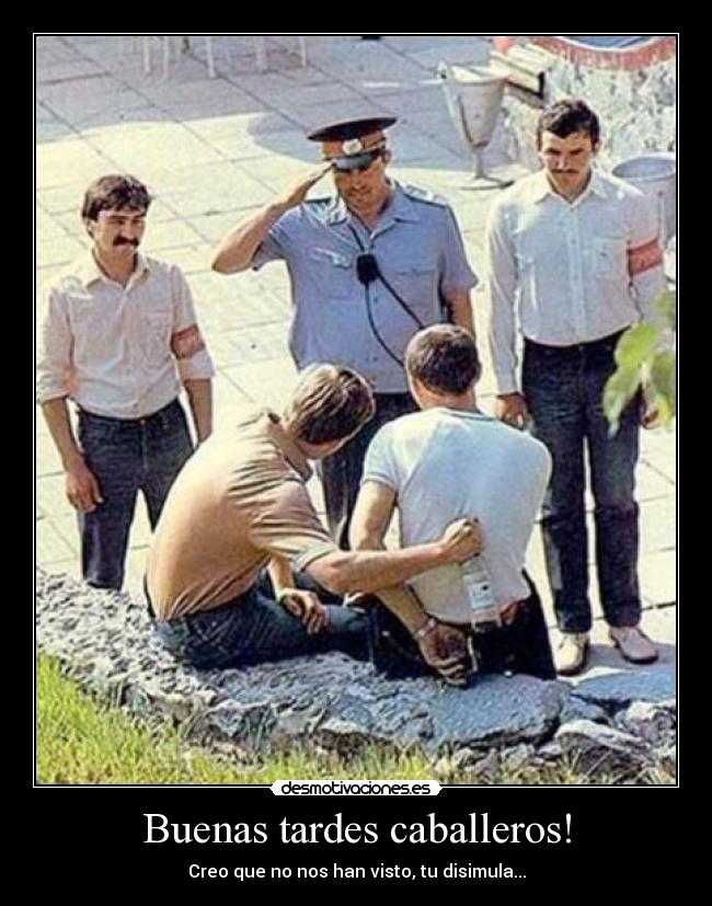 Buenas tardes caballeros! -