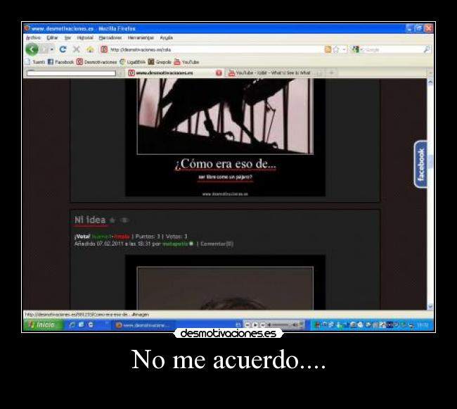 No me acuerdo.... - 