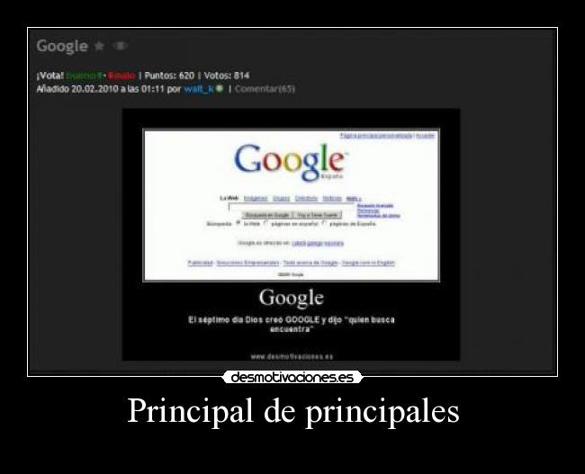 Principal de principales -