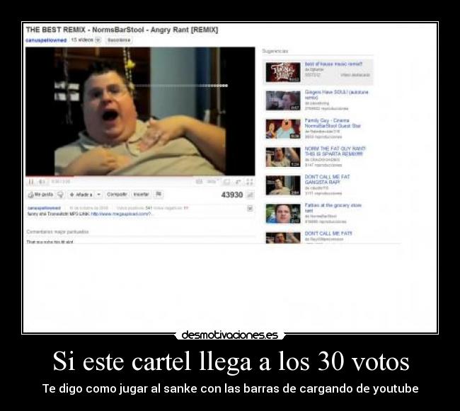 Si este cartel llega a los 30 votos -