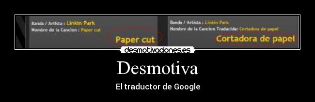 Desmotiva - El traductor de Google