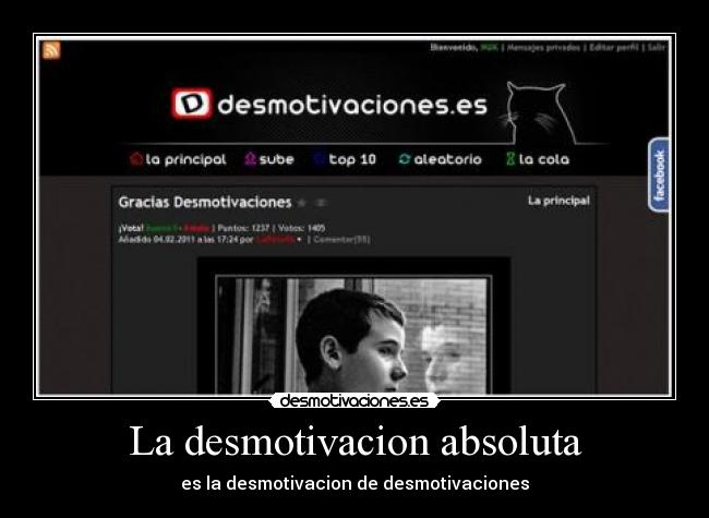 La desmotivacion absoluta - 