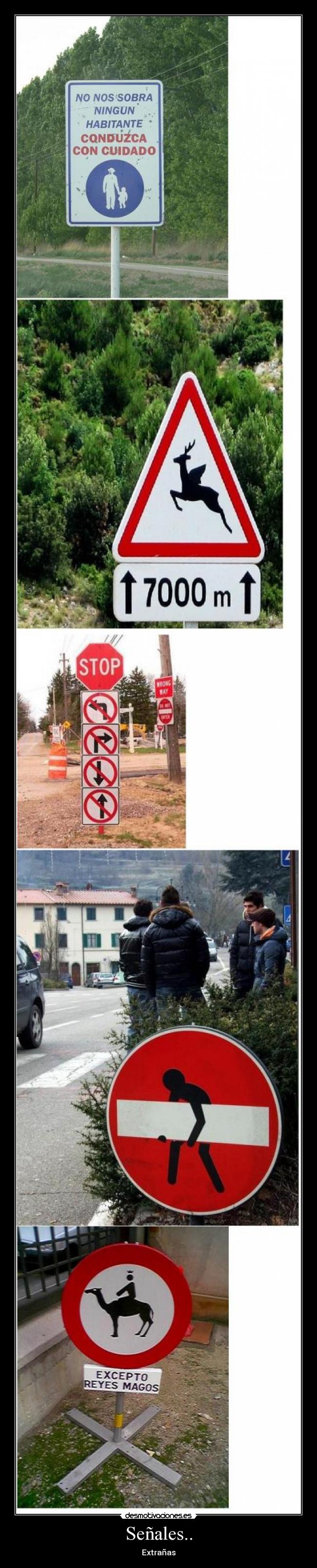 Señales.. - Extrañas