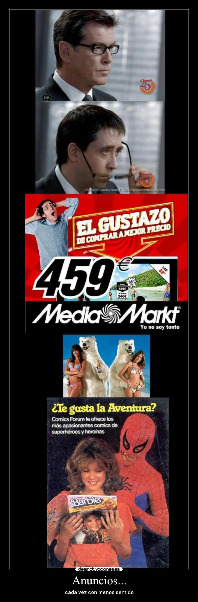 Anuncios... - cada vez con menos sentido