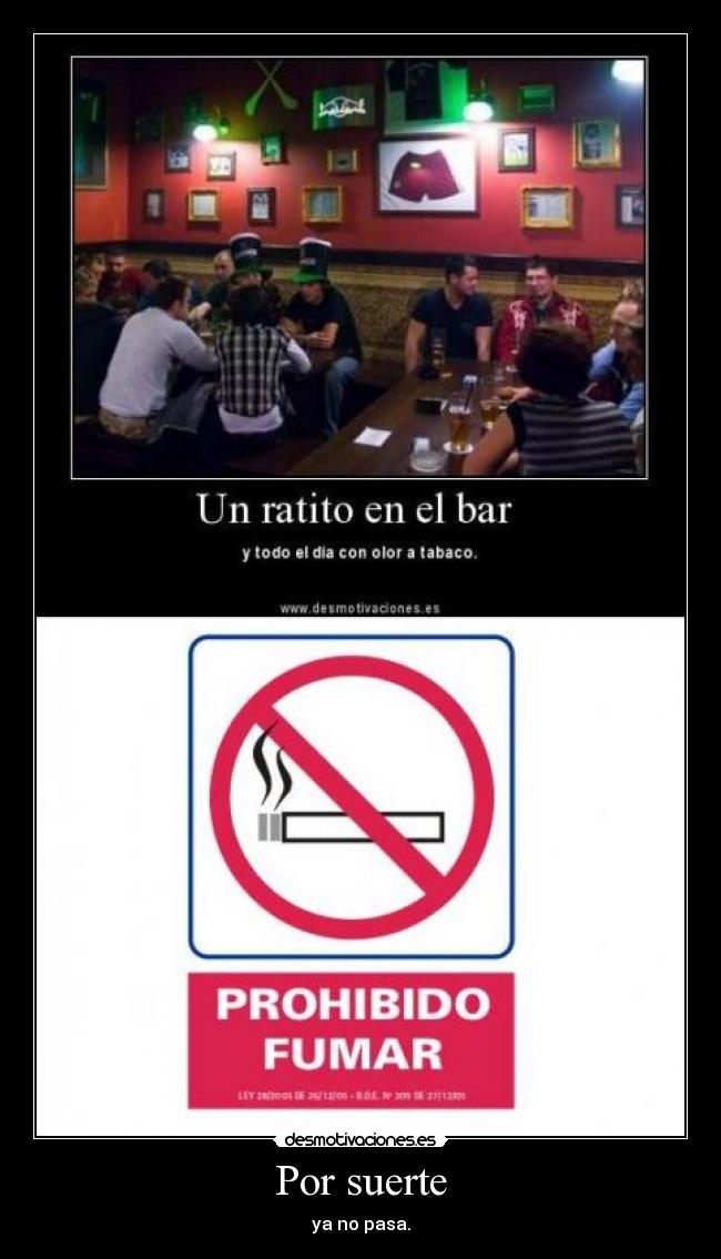 carteles fumar prohibido tabaco desmotivaciones