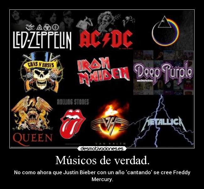 Músicos de verdad. -