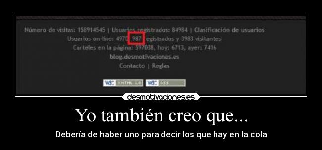 Yo también creo que... - 