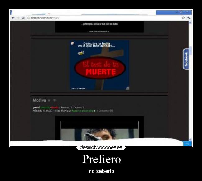 Prefiero - no saberlo