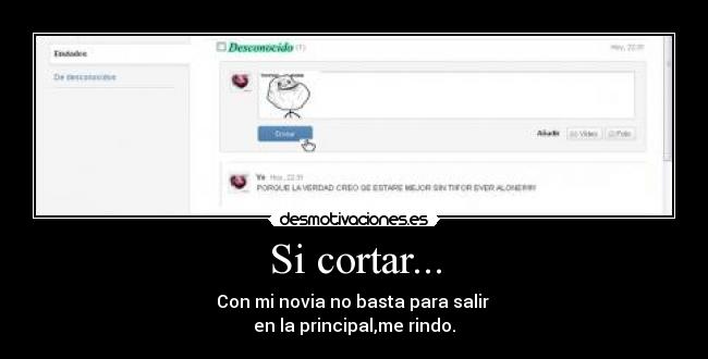 Si cortar... -