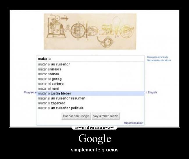 Google - simplemente gracias