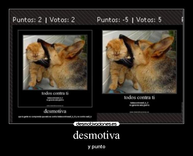 desmotiva - y punto