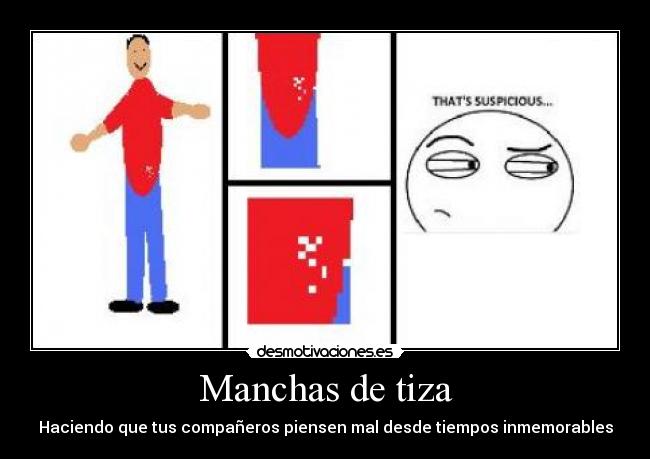 Manchas de tiza - 