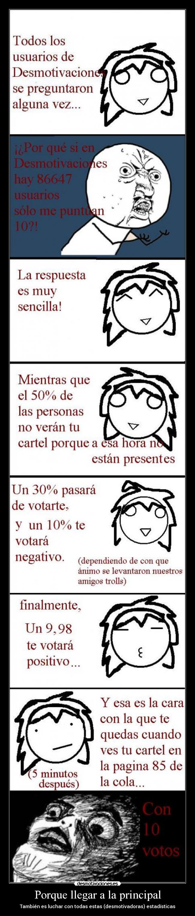 Porque llegar a la principal -