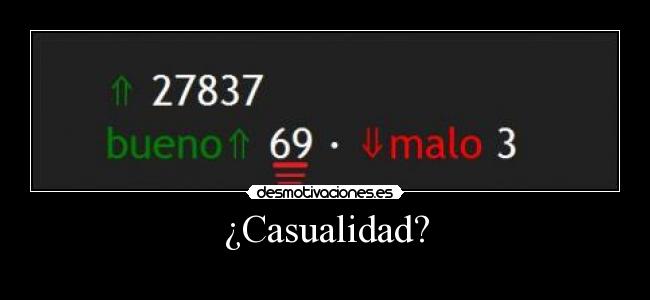 ¿Casualidad? -