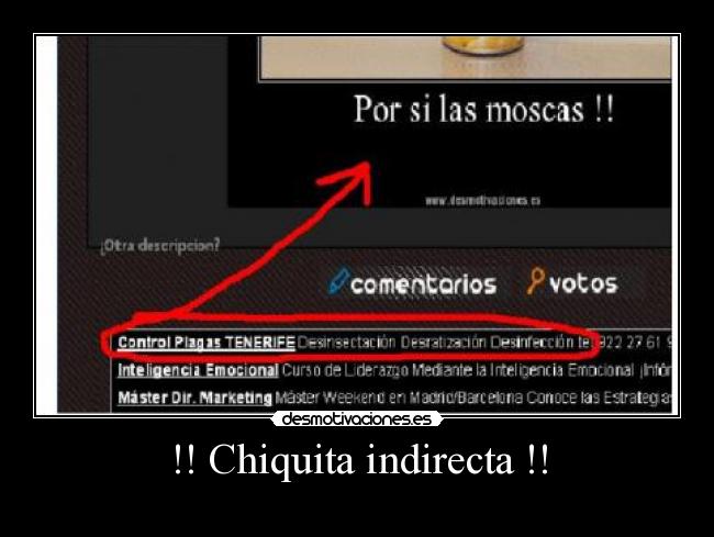 !! Chiquita indirecta !! -